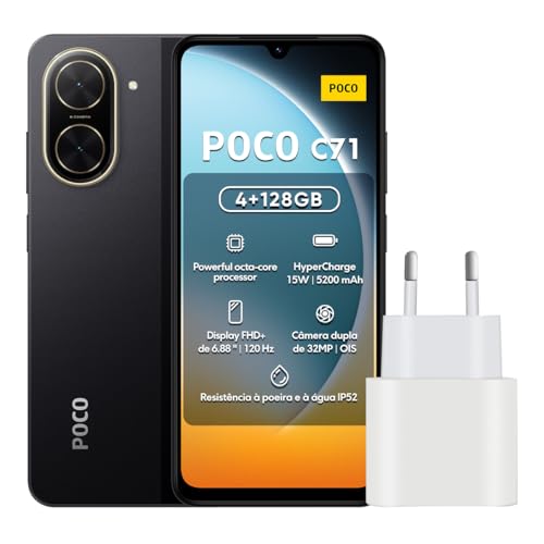 XIAOMI Poco C71 128Go/4Go Double SIM Noir : Amazon.fr: High-Tech