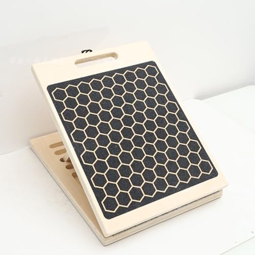 Ejercitador de pantorrillas ergonómico de madera antideslizante miniatura 3