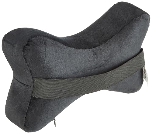 Image of Amazon Basics Car Headrest Pillow - Pack of 2 |100% Memory Foam| Best for Long & Short Travel | 1 Year Warranty |17 x 27 x 9.5 Cm | Black