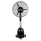 Standventilatoren 30' Multifunktions-Standventilator 90 Grad ausgleichend, 3 Geschwindigkeiten, Kühlung, Befeuchtung, Umweltschutz, Energieeinsparung, Belüftung. Höhenverstellbarer 49-Liter-Tank 350