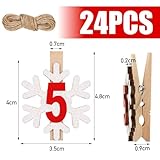 Zoom IMG-1 bofunx 24pcs clips per calendari Zoom IMG-1 bofunx 24pcs clips per calendari