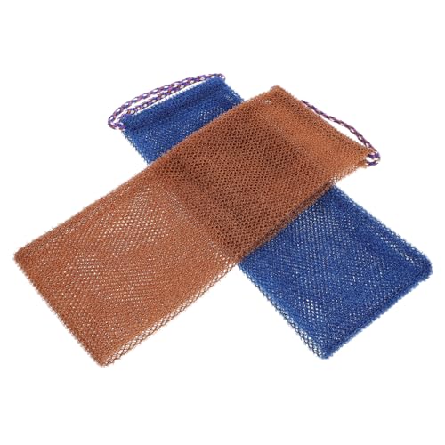Toallas exfoliantes de baño VALICLUD, pack de 4 piezas con cordón práctico para uso diario