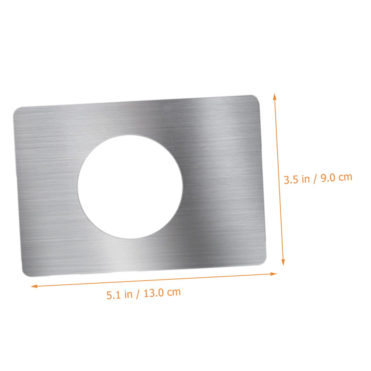10 ensembles Pièce De Réparation De Serrure De Porte Plaque De Gâche De Porte Plaque De Bouton De Porte Renfort De Quincaillerie De Porte Plaque De Garniture De 2 pièces * 10