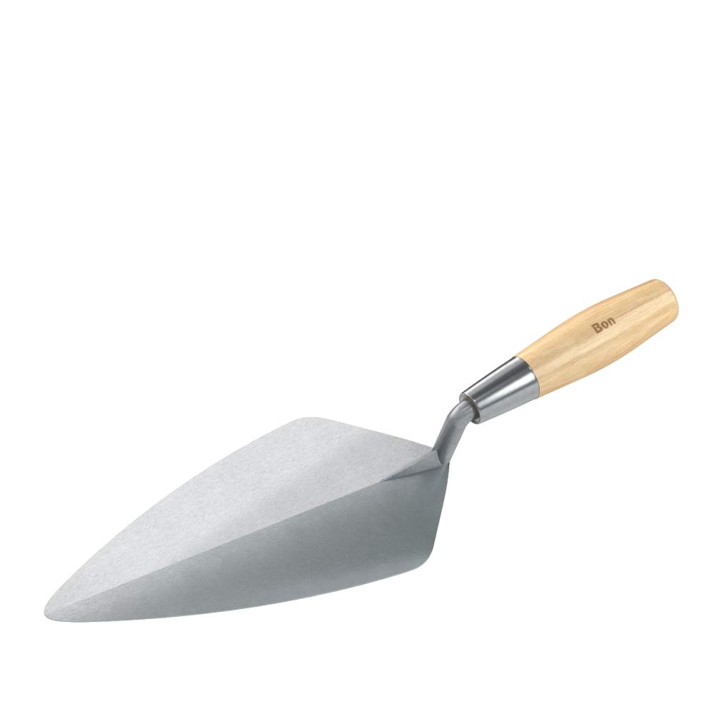 Bon Wood 72-552 Brick Trowel Forged 11-Inch Narrow London Handle