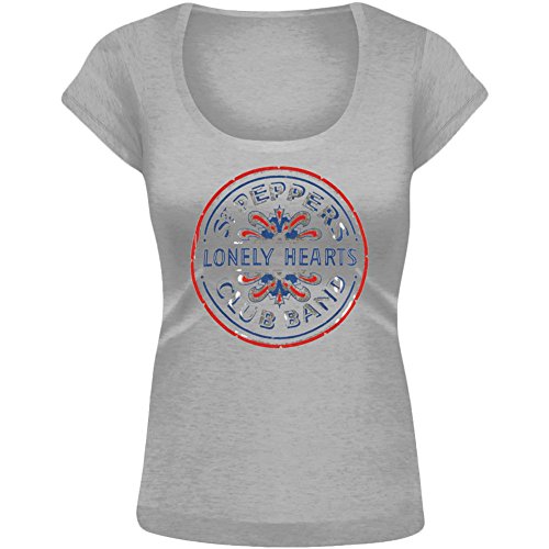 TUOBA Juniors: The Beatles – SGT. Peppers Foil Juniors (Slim) T-Shirt(X-Large) - Les Beatles, Paul McCartney, John Lennon, RIngo Starr, George Harrison TUOBA Juniors: The Beatles - SGT. Peppers Foil Juniors (Slim) T-Shirt(X-Large)