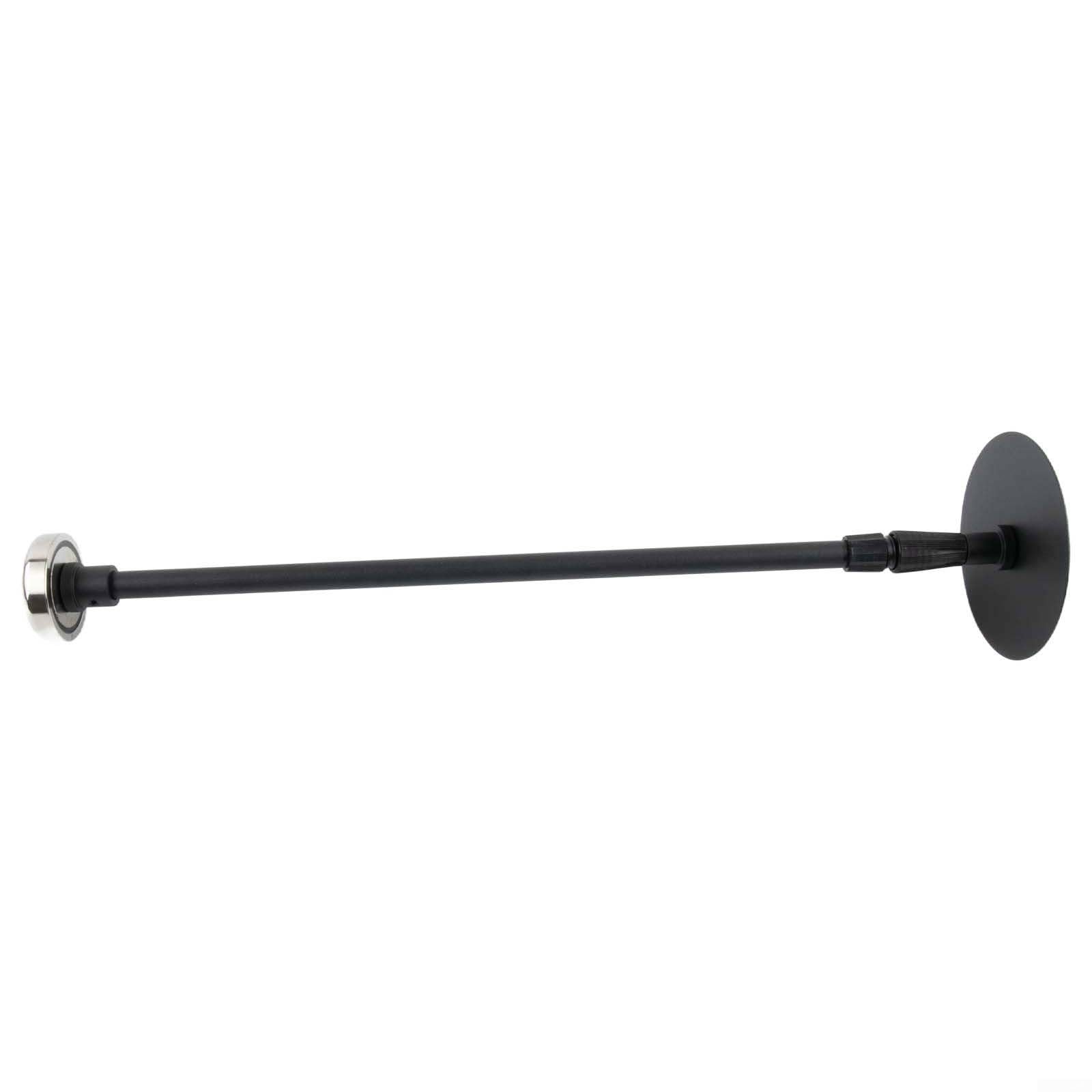 Outil de mesure de bois de chauffage réglable pour tronçonneuse – Guide de coupe de bûches télescopique, 16 à 26 pouces, construction en acier avec base magnétique puissante, noir