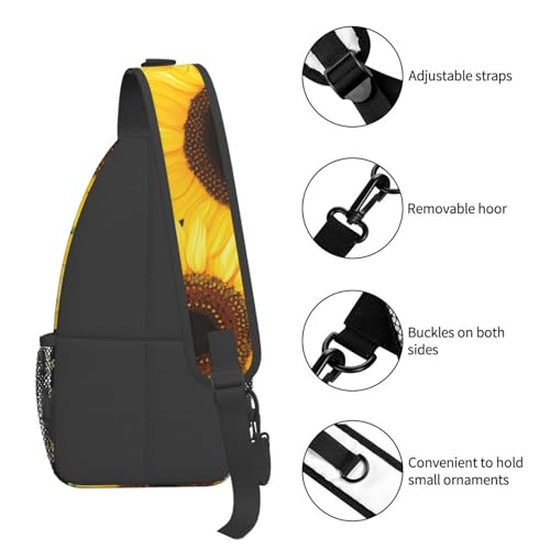 Bolso Crossbody Negro para Hombre y Mujer miniatura 5
