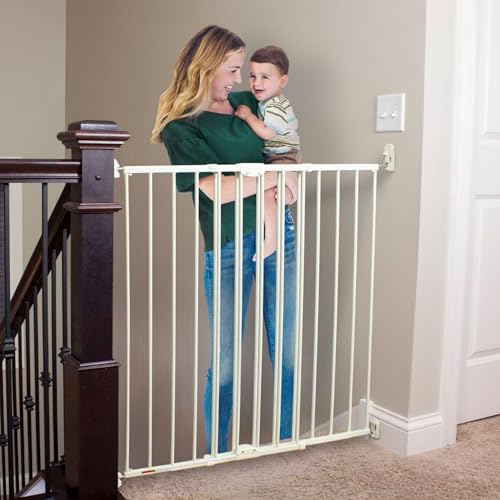 Toddleroo by North States - Tall Easy Swing & Lock Baby Gate Series 2: Metal Safety Gate for Stairs & Doorways - Adjustable 28.68 to 47.85 Inches Wide...