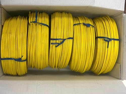 Image of Zeluga 23-265-5PK 5 Pack 230ft. 16 Gauge Reinforcement Coil Yellow PVC Coated Tie Wire