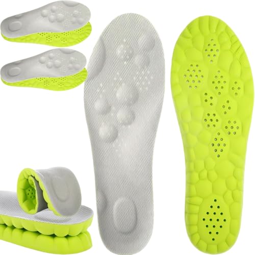 2Pairs 2026 New Upgraded 4D Cloud Insoles Men & Women Memory Foam Cloud Insoles Anti-Fatigue