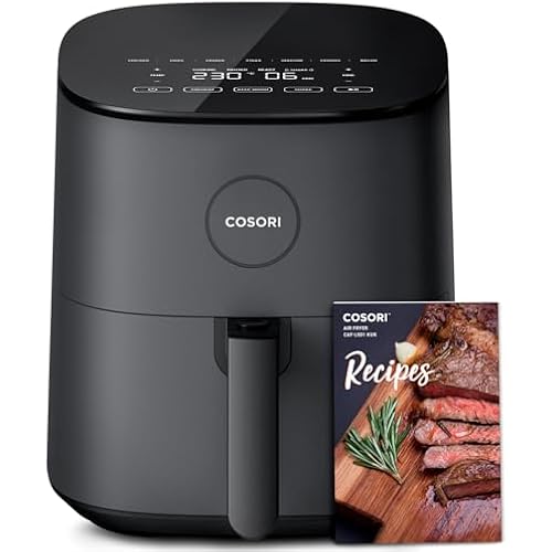 Cosori Air Fryer Pro LE 5 Qt, 9-in-1, Ceramic Coating, Shake Reminder, Grey