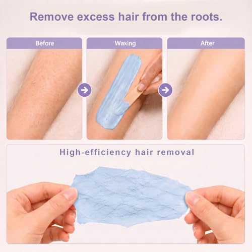 Image of Waxing Kit for Women, Wax Warmer for Hair Removal 6 Packs Hard Wax Beads