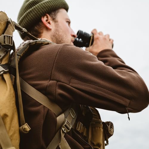 First Lite Men's Challis Fleece - Windproof Soft Shell Camo Hunting Jacket, Hoodless Thermal Layer Hunting Gear For Men4