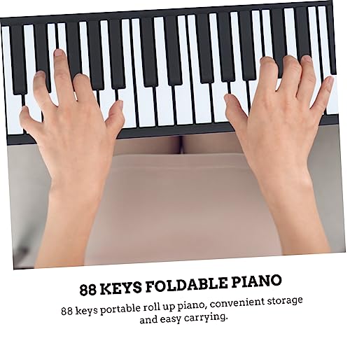 TOYANDONA 1 Ensemble 88 Rouleaux 88 Touches De Piano Piano Électronique Portable Clavier En Silicone Piano Instrument De Musique Piano Pour Débutant 88 Touches Piano Pliable 88 Touches - Les Beatles, Paul McCartney, John Lennon, RIngo Starr, George Harrison TOYANDONA 1 Ensemble 88 Rouleaux 88 Touches De Piano Piano Électronique Portable Clavier En Silicone Piano Instrument De Musique Piano Pour Débutant 88 Touches Piano Pliable 88 Touches – Image 4