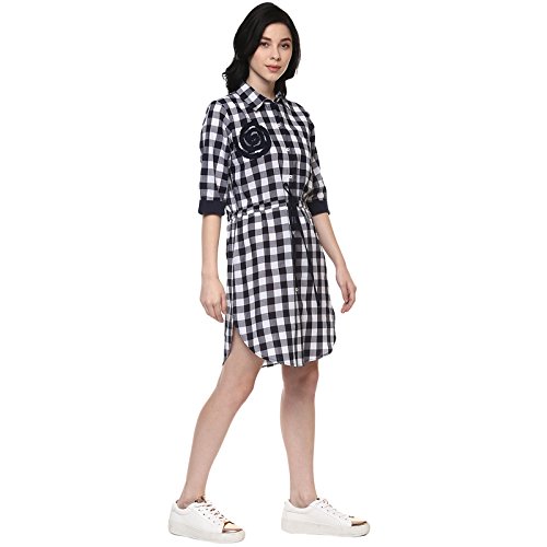 Image of Zima Leto Women's Crepe Shirt Dress