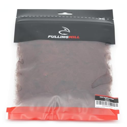 Fulling Mill CDC Feathers Bulk 3g Brown