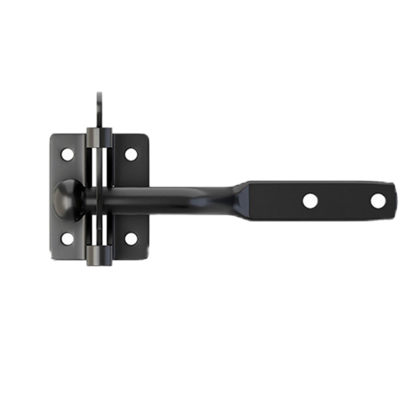 CLUB BOLLYWOOD®Steel Fence Lock Gate Latch W/Cable Adjustable for Garden Courtyard Outdoor|Home & Garden | Home Improvement |Home & Garden|1 Piece Fence Lock-picture-12