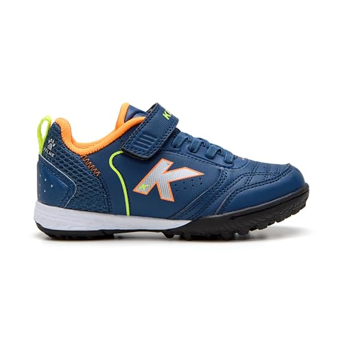 KELME Zapatillas de niño Goleiro Turf: el calzado azul para sus partidos de fútbol