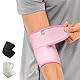 Bracoo Ellenbogenbandage, Ellenbogen Bandage für Herren & Damen, Atmungsaktive Neopren Armbandage für Sport, Tennisarm, Sehnenentzündung, Gelenkschmerzen, Rechts & Links, ES10, Rosa, 1 Stück