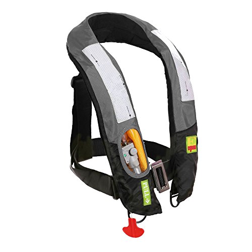 Top Safety Adult Life Jacket with Whistle - Auto Version Inflatable Lifejacket Life