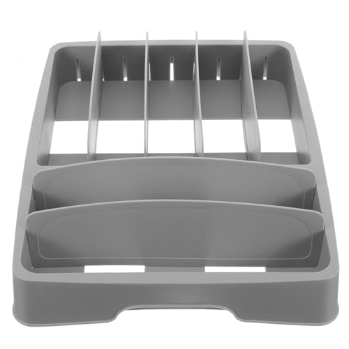 POPETPOP Organizador de Cubiertos Multiusos para Cocina Caja Desmontable para Utensilios Resistente y Fácil de Limpiar Almacenamiento Compacto para Menaje Doméstico