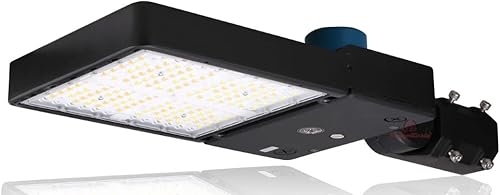 RuggedGrade Luz LED Revati Series Shoebox de 150 vatios  Potencia seleccionable 15010080W  20.800 lúmenes  Color seleccionable 3K4K5K  Ajuste