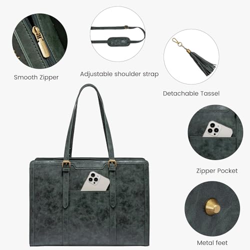 LOVEVOOK Vintage Leather Tote