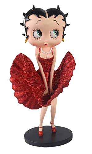 Betty Boop Cool Breeze (Rouge Paillettes Robe) – 32 cm à collectionner figurine