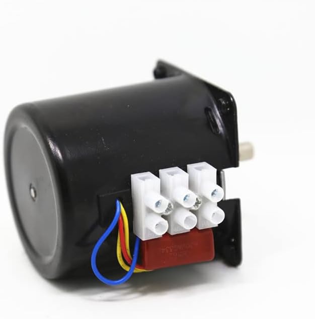 60KTYZ Permanent Magnet Synchronous Motor AC220V 14W 1.2rpm~110rpm 0.5A 60mm PMSM Motor with 7mm Shaft - (Type: A, Speed: 5rpm)