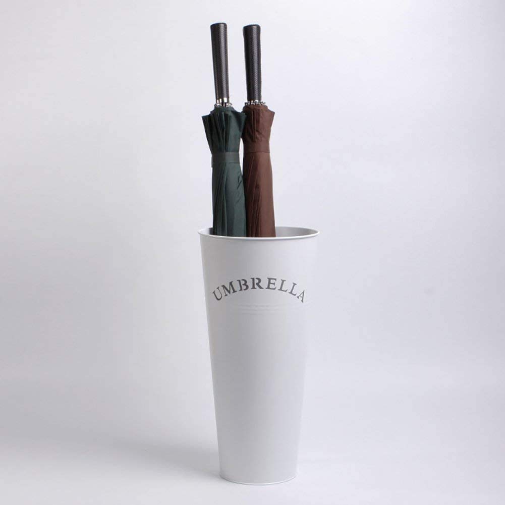 XDLEDMKIZ Umbrella Stand Umbrella Stand Umbrella Stand Iron Art Paint Letter Umbrella Bucket Hall Household Storage