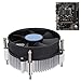 immagine 6ASHATA Raffreddamento CPU Silenzioso Efficiente Radiatore CPU Dissipazione di Calore Forte Raffreddamento Processore, CPU Dissipatore Ventola di Raffreddamento per Intel 115X / 775 Nero(Intel 775)