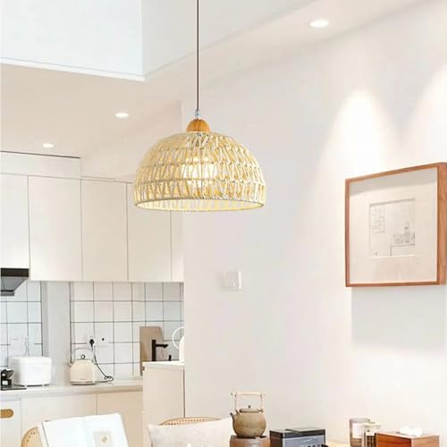 Lámpara de cáñamo boho para rincones llenos de calma y hogar 7