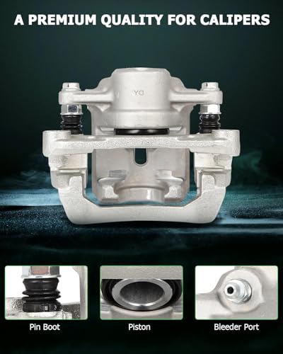 Image of SCITOO 19B6276 Rear Right Disc Brake Caliper Assembly w /Bracket for Subaru for Legacy 2010-2012 2014,for Subaru for Outback 2010-2012