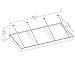 Palram - Canopia Sophia XL 9 Ft. x 5 Ft. 3000 Awning for Outdoors DIY Awnings Kit for Door, Windows, Exterior Coverage, to Protect from Sun, Rain, Snow, UV Protected Polycarbonate (Gray/Mist)