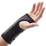 Fabricada en material Stomatex único, ligero y transpirable. Esta muñequera está diseñada para aliviar la tensión de la muñeca y ser lo suficientemente cómoda para llevarla mientras se duerme o durante el día.