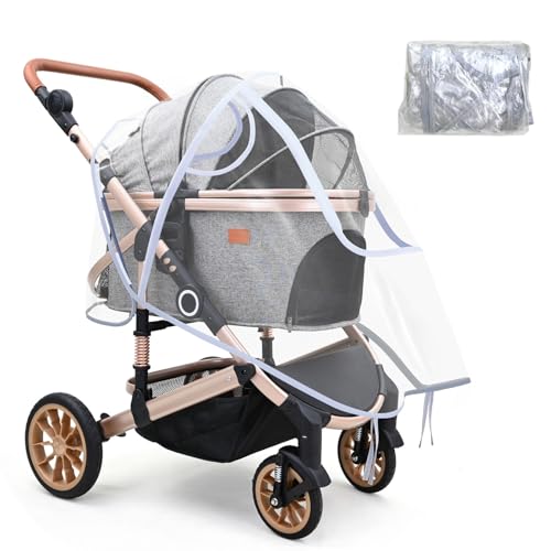 Bicystar Pet Stroller Rain Cover – Waterproof Windproof Weather Protection for…