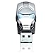 MOJO War Machine USB 2.0 Flash Drive Silver Iron Man (32GB)