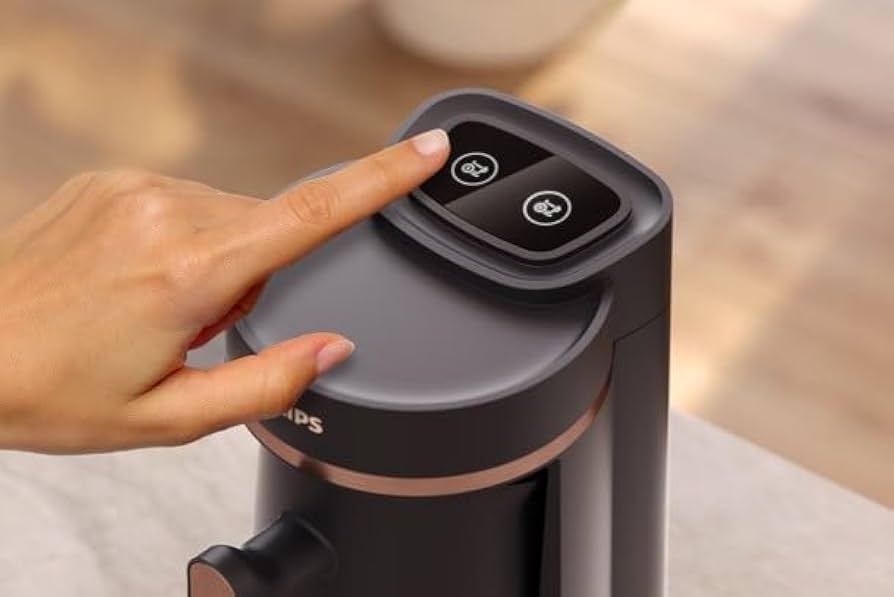 smart control in the Philips Series 5000 Turkish Coffee Maker, 735 Watt, Black Copper - HDA150/60
