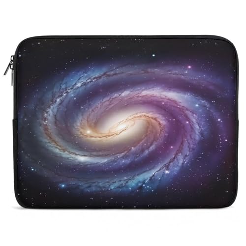 Funda protectora para laptop de 17 pulgadas Spiral Galaxy con diseño impermeable de alta gama