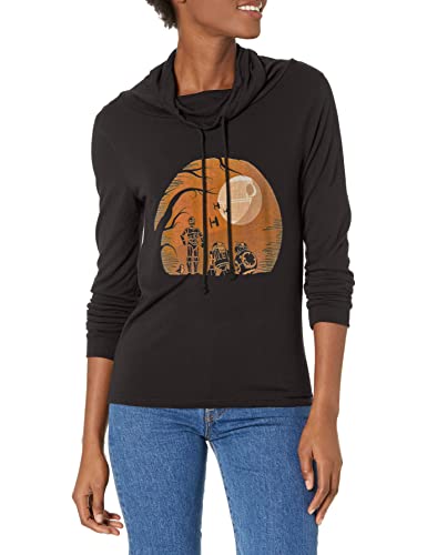 Camisa Star Wars Droids Haunt mujer estampado oscuro manga corta 2