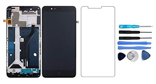 LCD Display Touch Screen Digitizer Glass Assembly with Frame for ZTE Blade Z