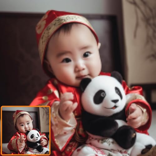 Zhyolei Diamond Painting personalizado com foto DIY 5D Diamond Painting kit completo presentes personalizados artesanato de mosaico de diamantes para a casa decoração de parede artesanato 20 x 20 cm V