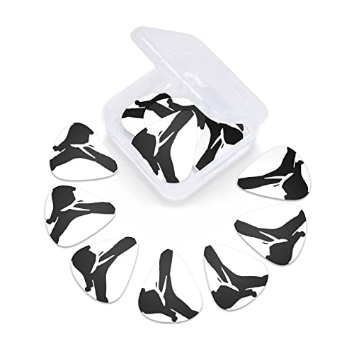 Ensemble de 12 médiators pour guitare Karate-Highkick-Icon pour guitare acoustique, guitare électrique, contrebasse… - Les Beatles, Paul McCartney, John Lennon, RIngo Starr, George Harrison Ensemble de 12 médiators pour guitare Karate-Highkick-Icon pour guitare acoustique, guitare électrique, contrebasse… – Image 7