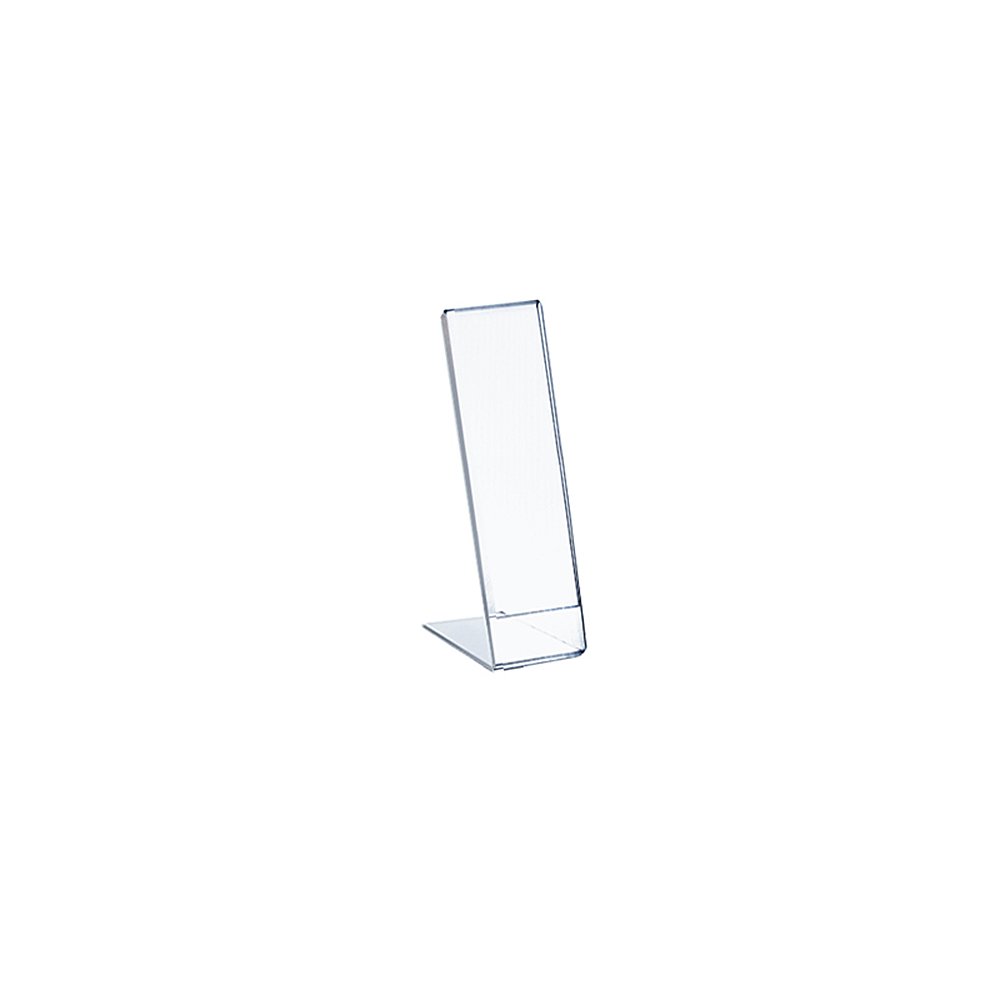 Azar pantallas 112768 2 "W x 8" H vertical en forma de L SIGN holder-10pk