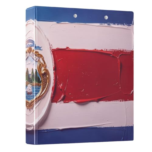 Classeur porte-bloc 3,8 cm rigide avec anneaux D pour rangement bureau Peystean