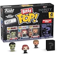 Funko Bitty POP! Marvel - Hulk 4 Paquete Incluye Hulk, Black