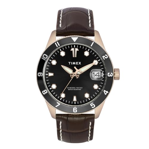 Analog Watch for Man with Round Dial & Water Resistant Men's Wrist Watches