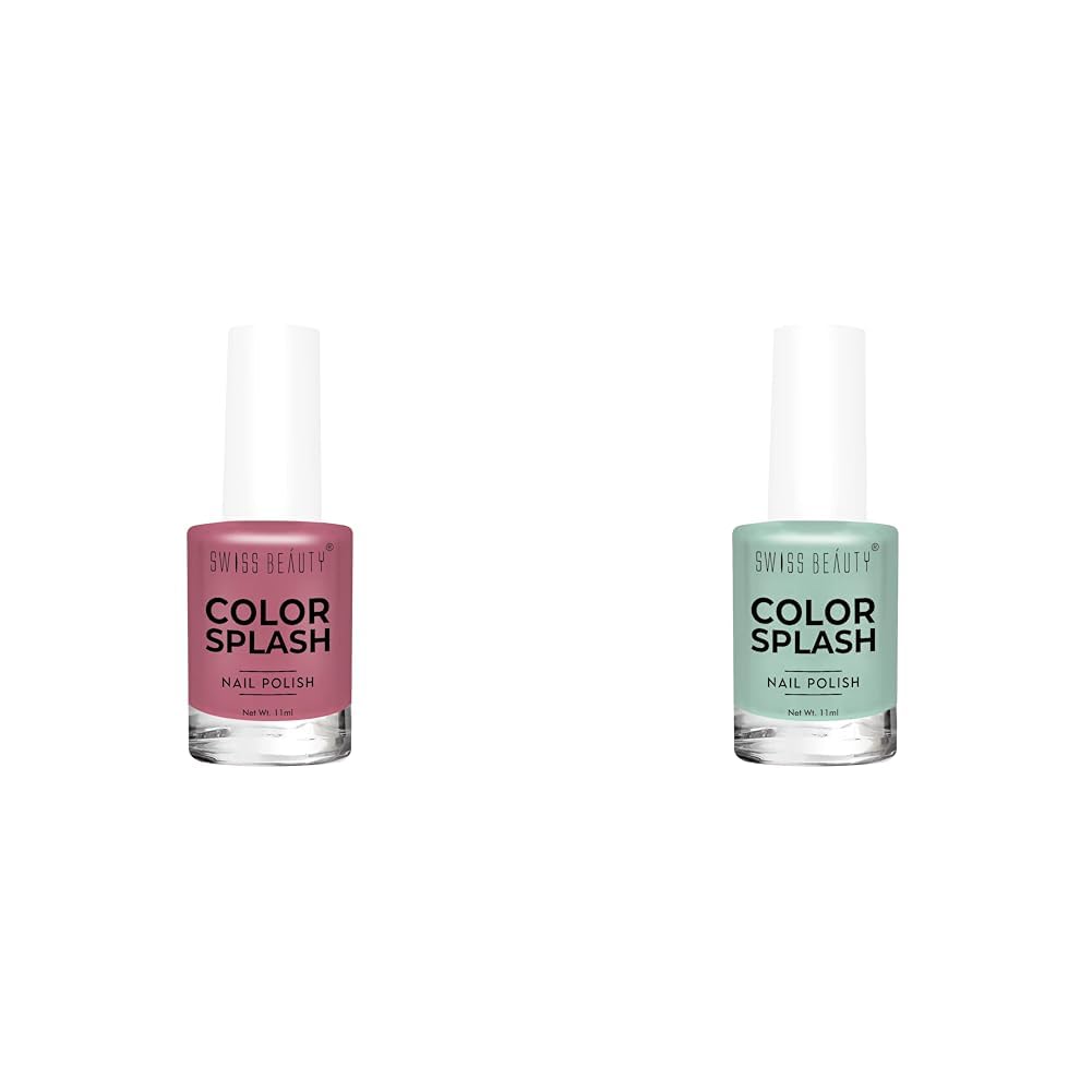 SWISS BEAUTY Color Splash Nail Polish With Glossy Gel Finish & Color Splash Nail Polish With Glossy Gel Finish,11 Ml SWISS BEAUTY Color Splash Nail Polish With Glossy Gel Finish & Color Splash Nail Polish With Glossy Gel Finish,11 Ml