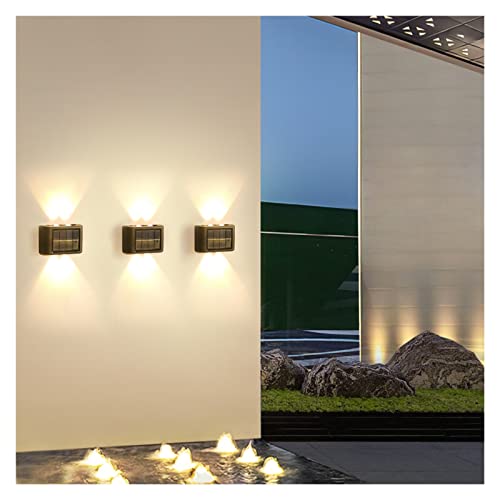Luces solares al aire libre impermeables con carga solar automatica 4