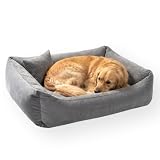 4L Textil Teo Hundebett mit Bezug Hundekorb Große Hunde Hundekörbchen